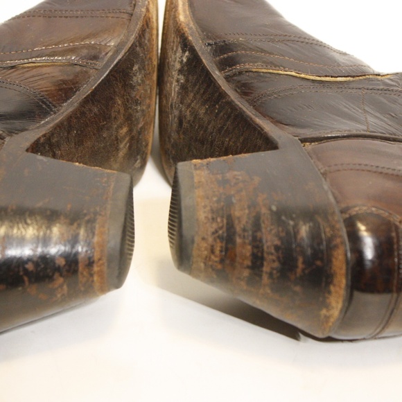 Vintage Justin eel skin boots - Picture 7 of 10